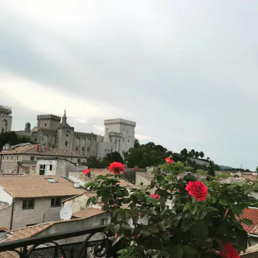 Magnifique Appartement De Charme Avec Vue Sur Le Palais Des Papes A Avignon Wifi Gratuit Eksteriør billede