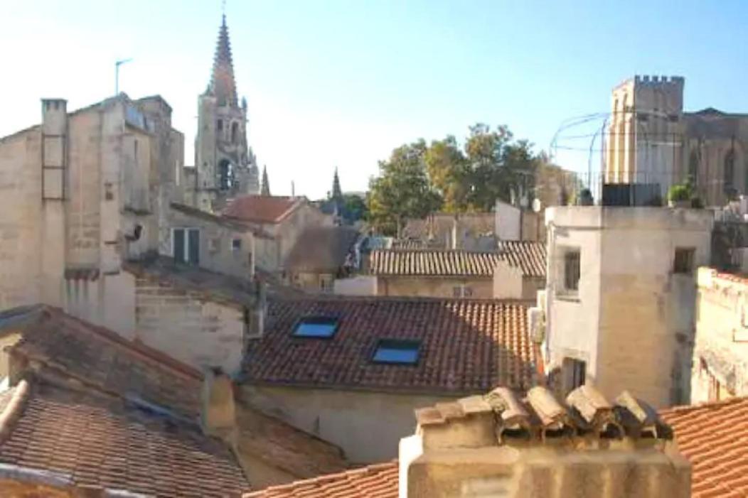Magnifique Appartement De Charme Avec Vue Sur Le Palais Des Papes A Avignon Wifi Gratuit Eksteriør billede